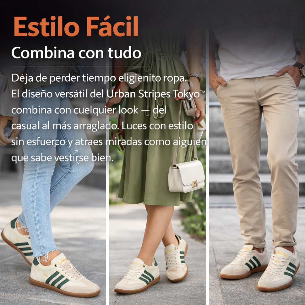 Tenis Urban Stripes Tokyo | Comodidad y Estilo Urbano